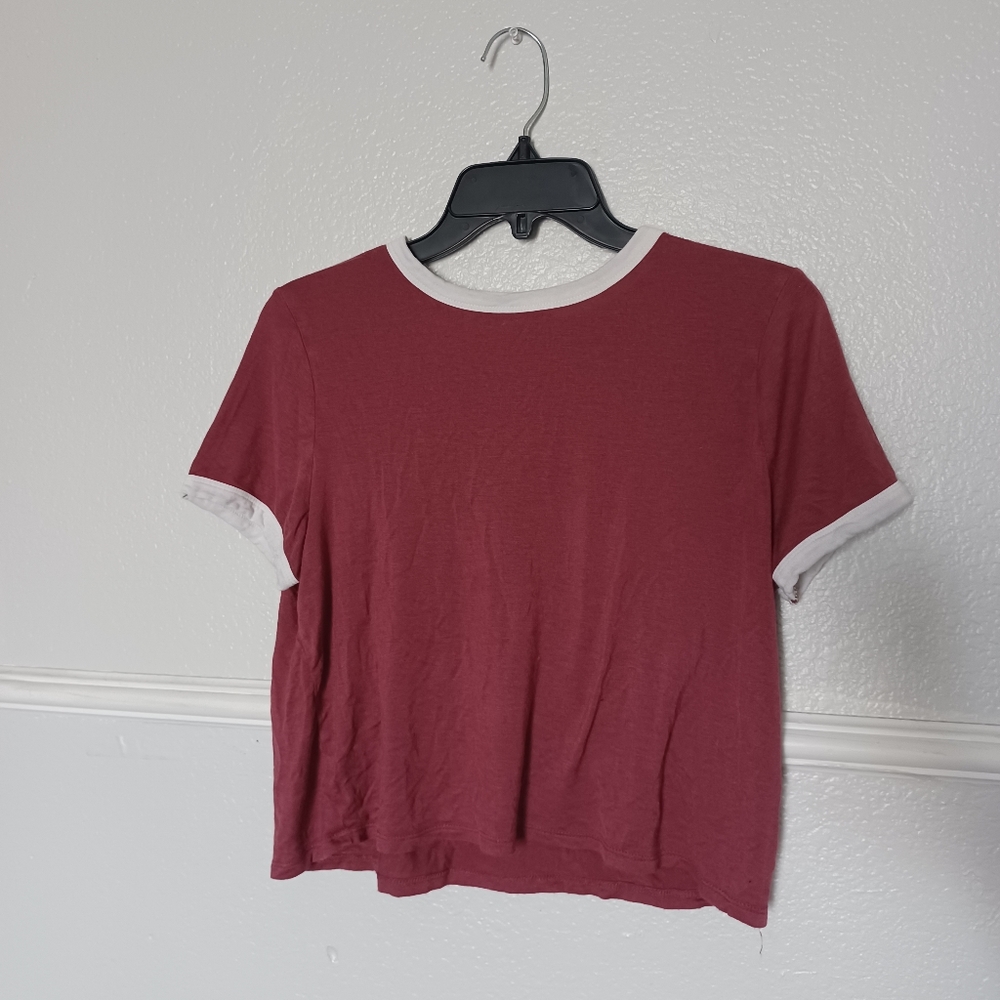 Dusty red shirt
